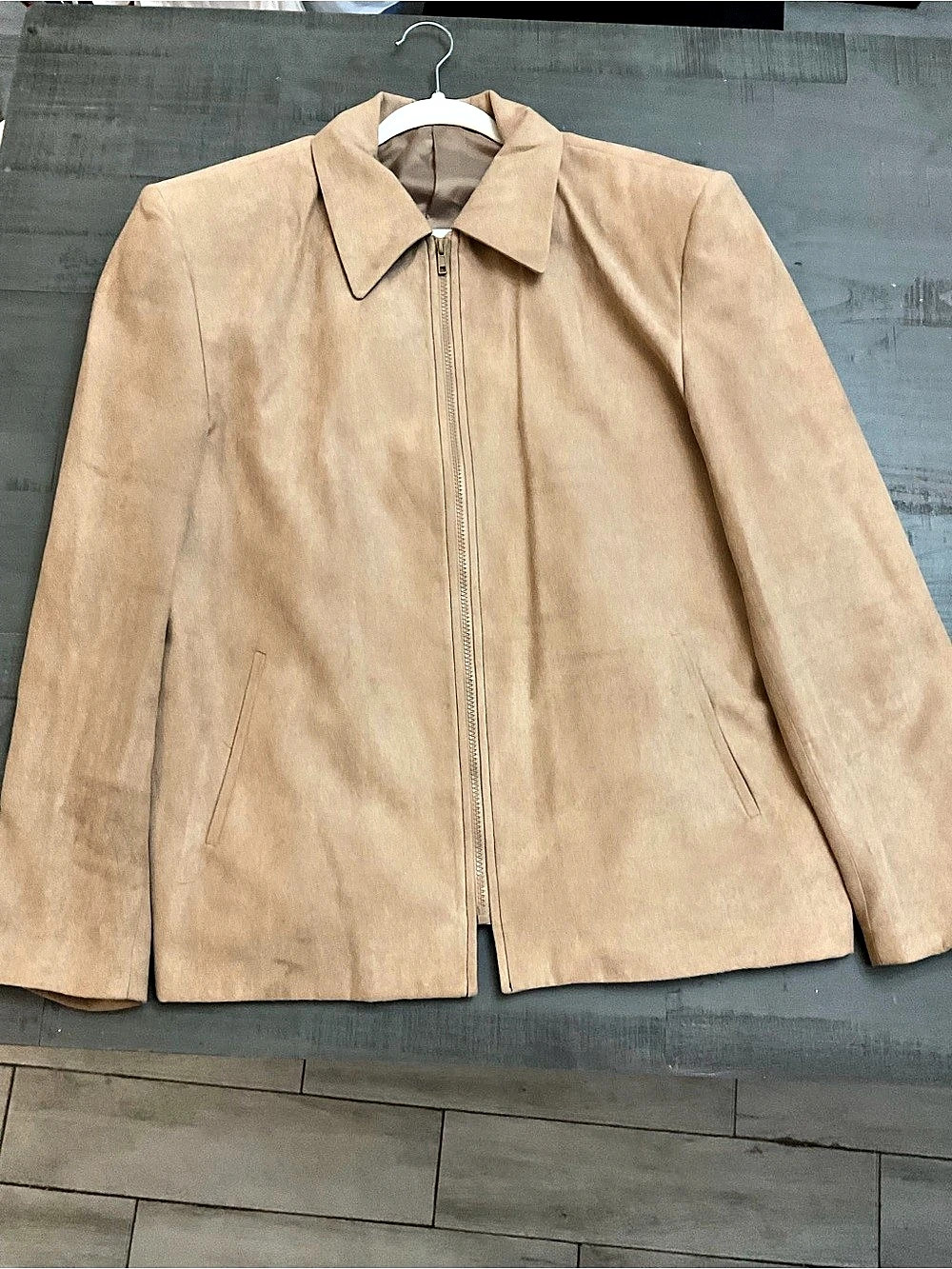 Marlboro Lightweight Zip Jacket in Brown